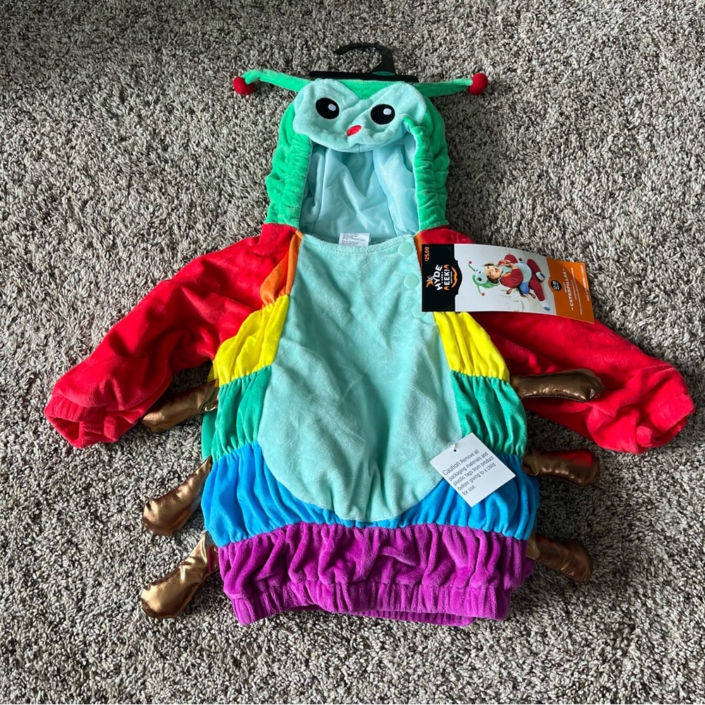 Hyde and Eek Caterpillar Costume - Halloween - Size 12-18 Months